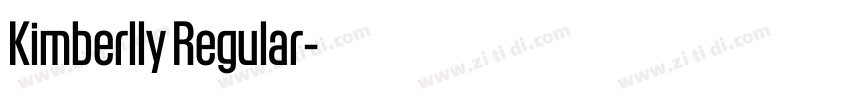 Kimberlly Regular字体转换 Kimberlly Regular字体转换